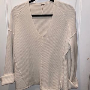 Urban outfitters cream oversized sweater